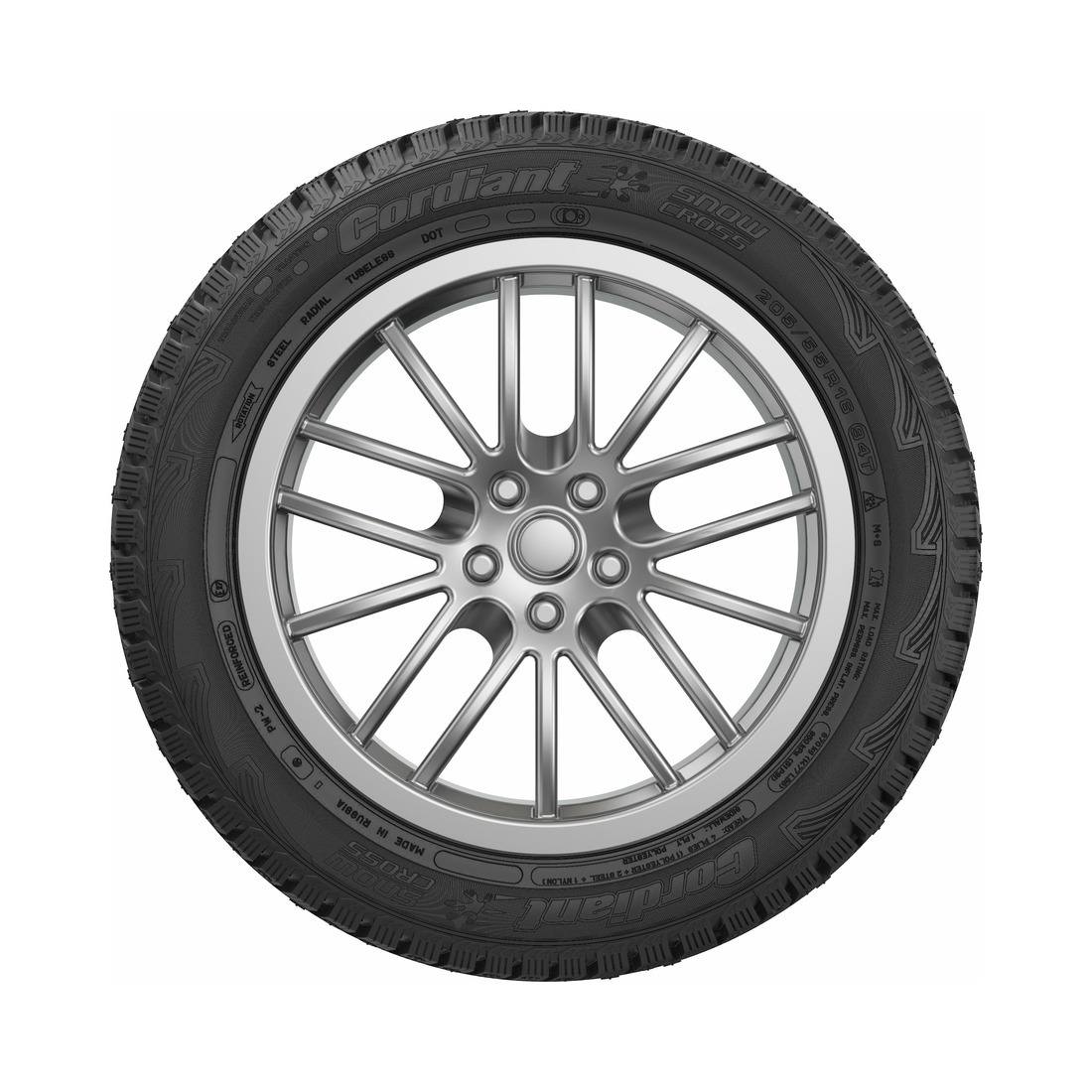 195/55  R15  Cordiant Snow Cross шип 89T Вид 2